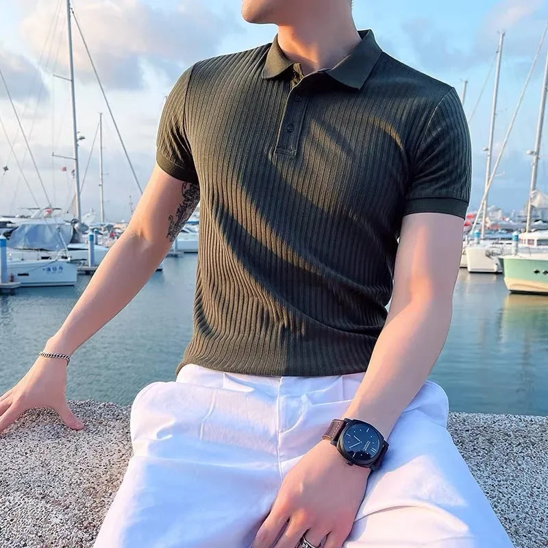 Polo homme boutonné