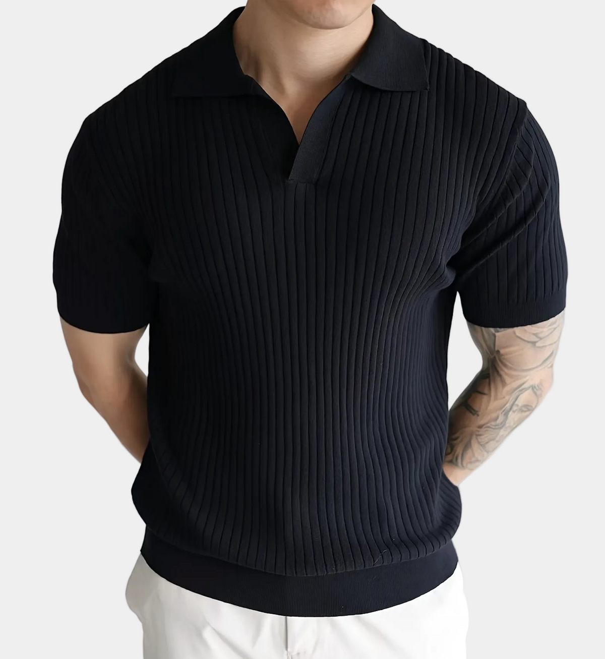 Polo homme boutonné