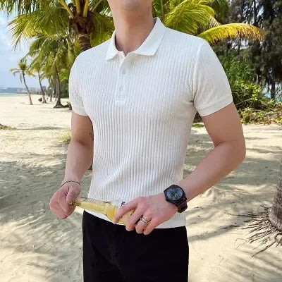 Polo homme boutonné