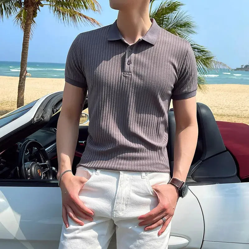 Polo homme boutonné
