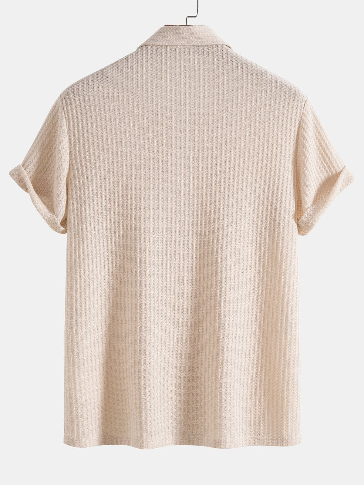 Polo homme maille gaufrée