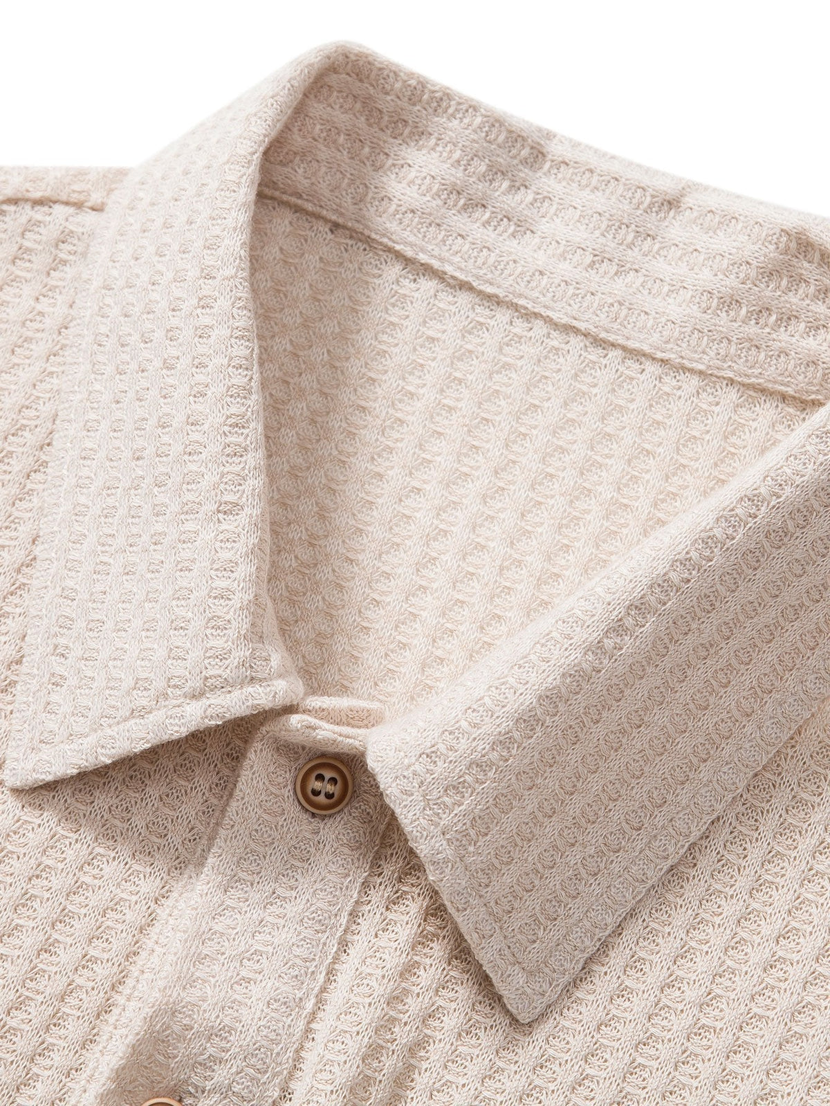 Polo homme maille gaufrée
