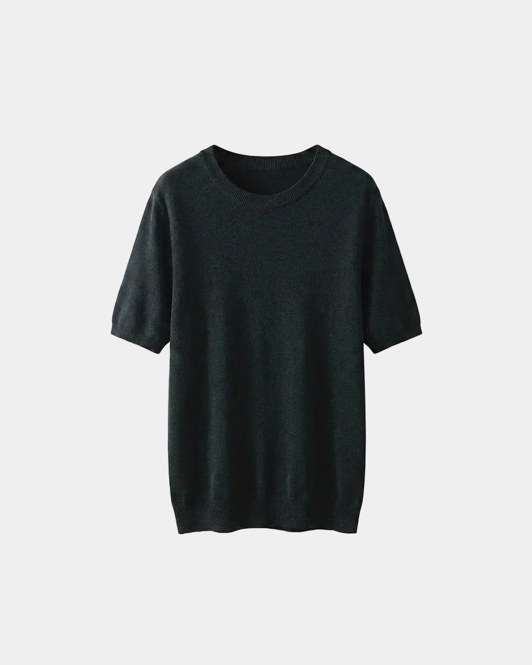 Pull homme col rond manches courtes