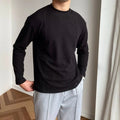 Pull homme col rond texturé