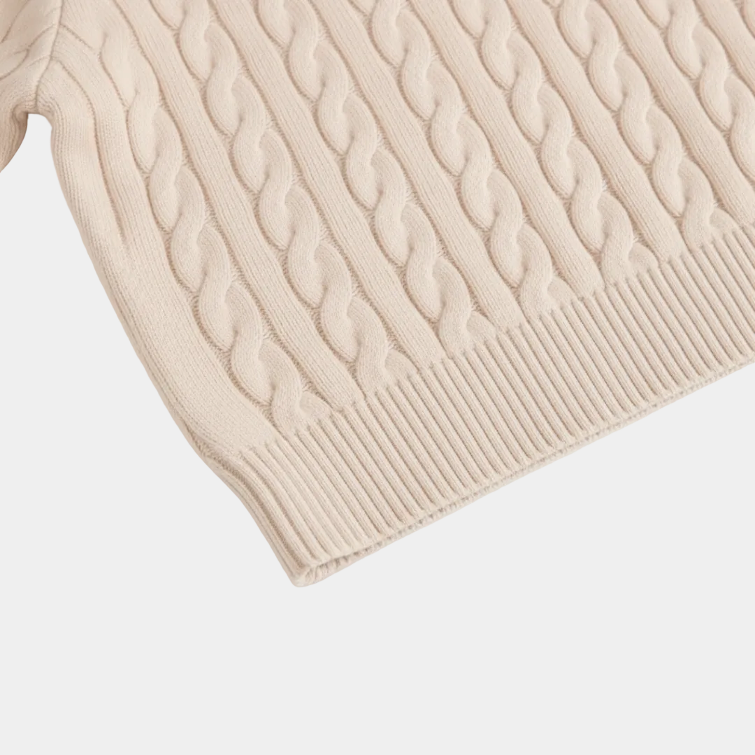 Pull homme demi-zip