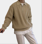 Pull homme demi-zip