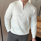 Pull homme demi-zip