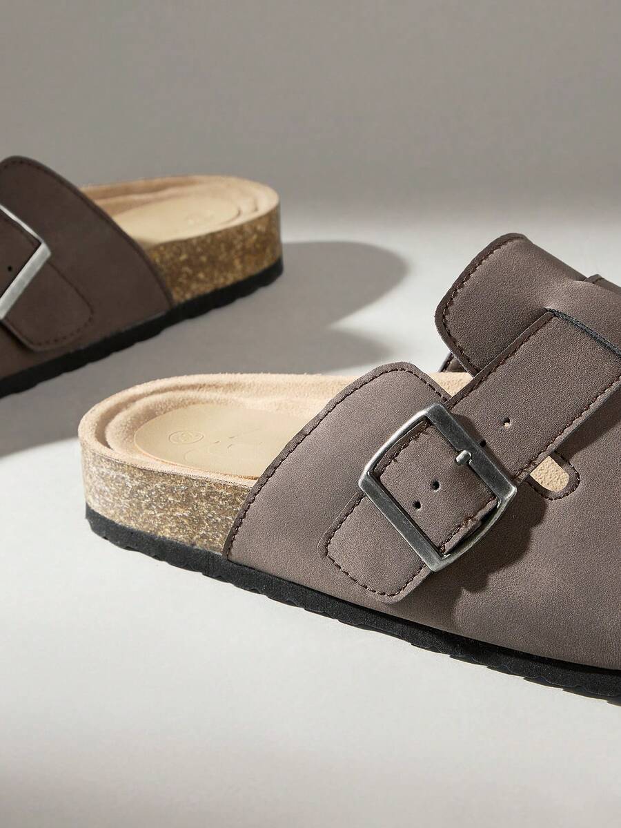 Sandales homme à boucle latérale