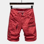 Short cargo homme zippé
