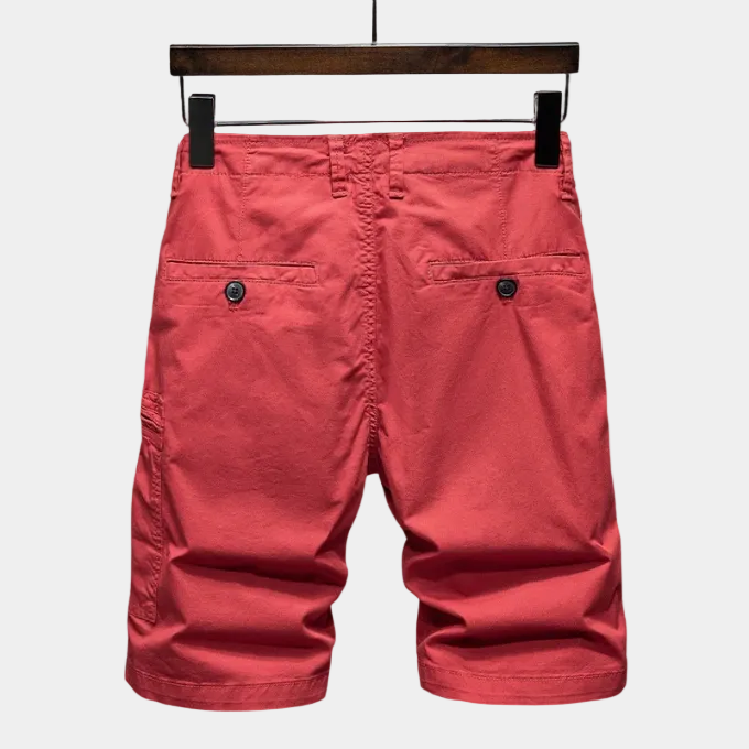 Short cargo homme zippé