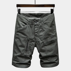 Short cargo homme zippé