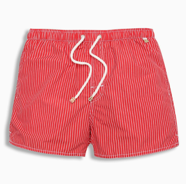 Short homme à rayures verticales