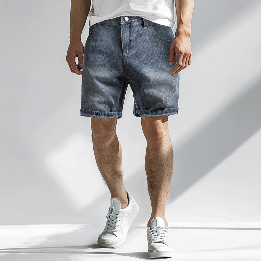 Short homme en jean