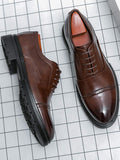 Souliers homme à lacets bout rapporté