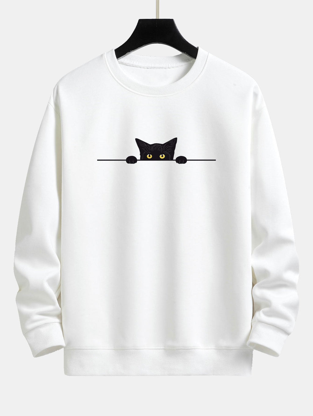 Sweat homme imprimé col rond