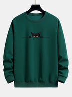 Sweat homme imprimé col rond