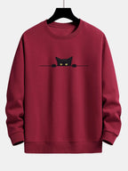 Sweat homme imprimé col rond