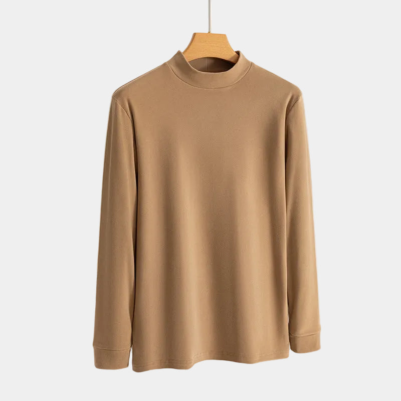 T-shirt homme col montant