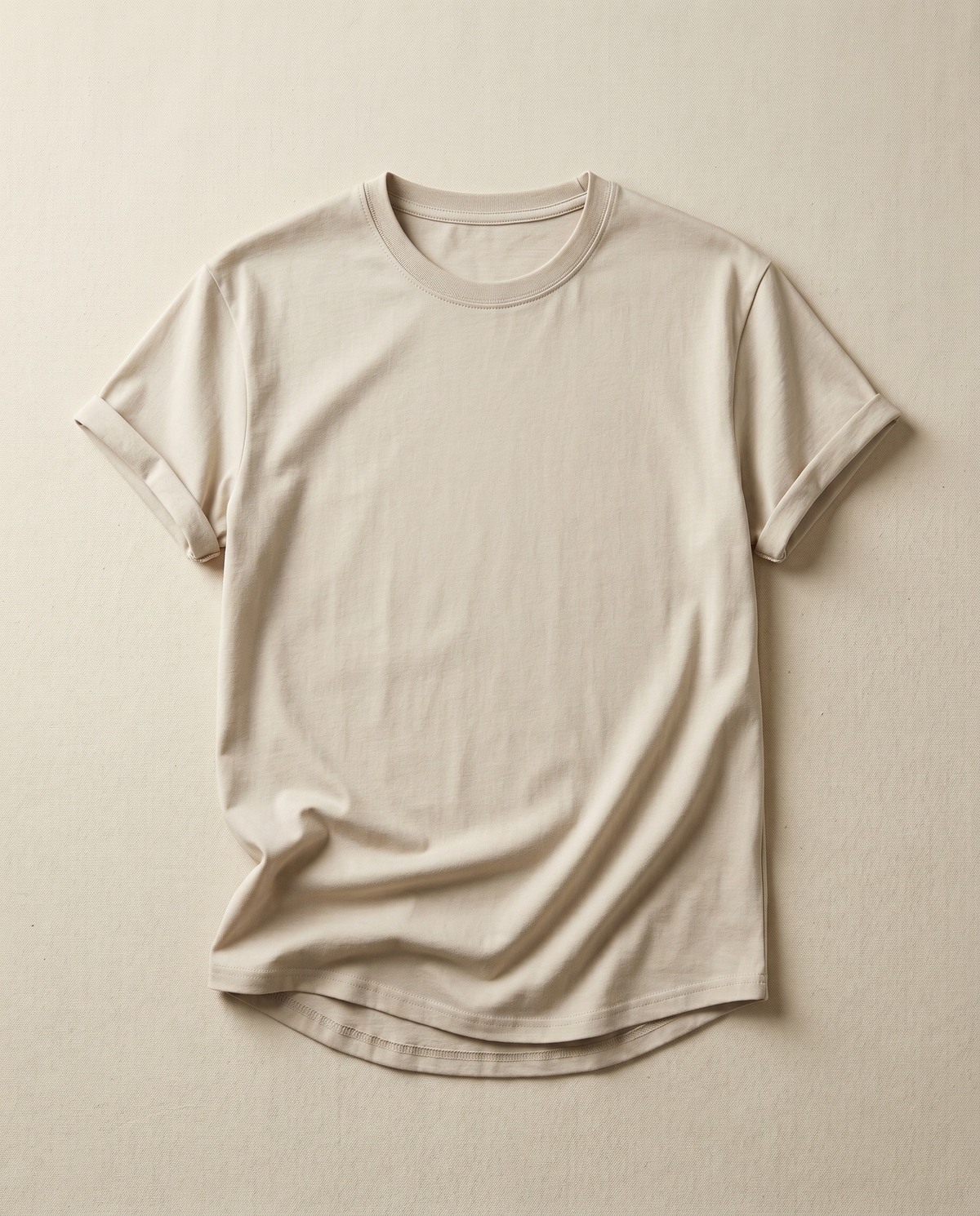 T-shirt homme bas arrondi