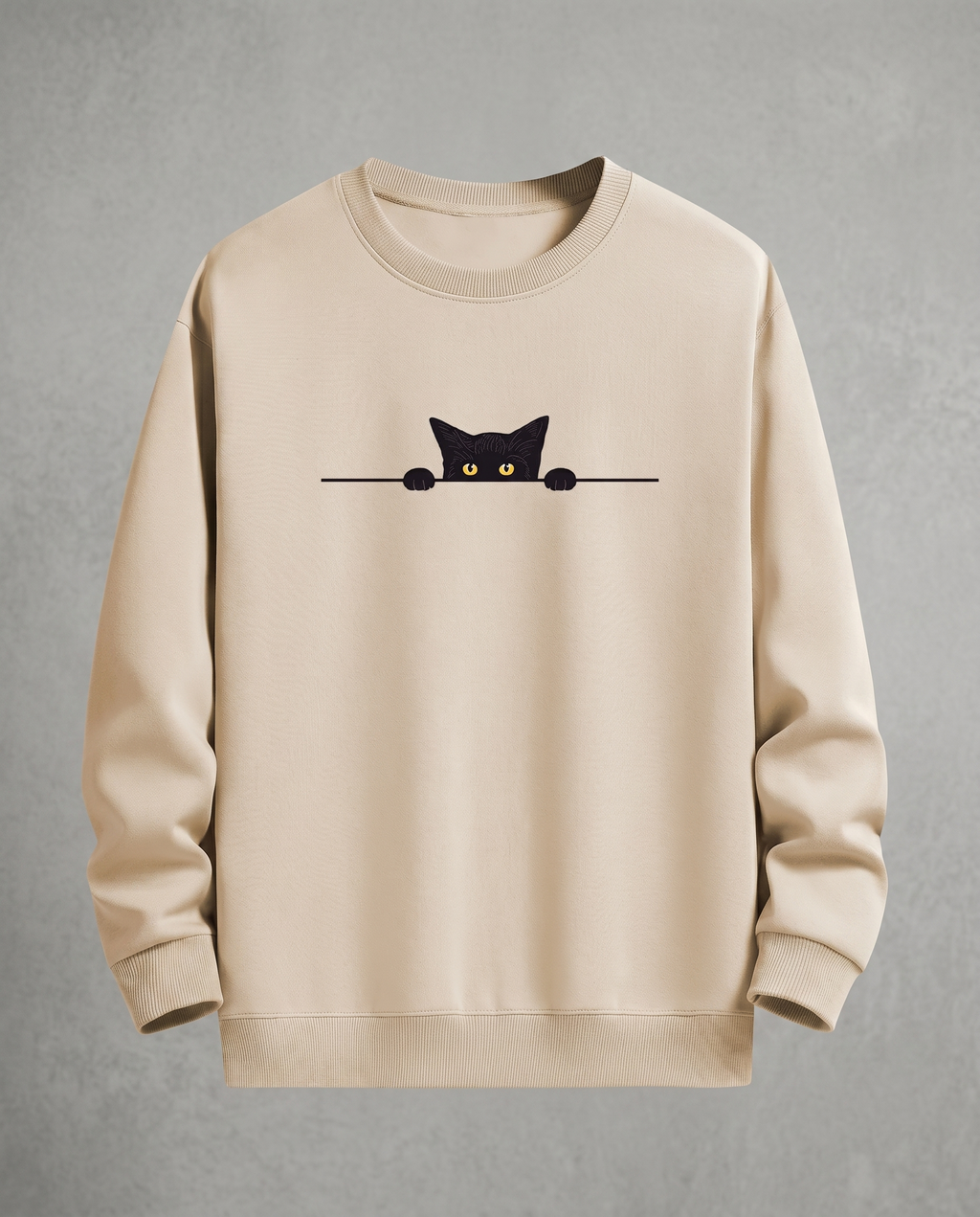 Sweat homme imprimé col rond