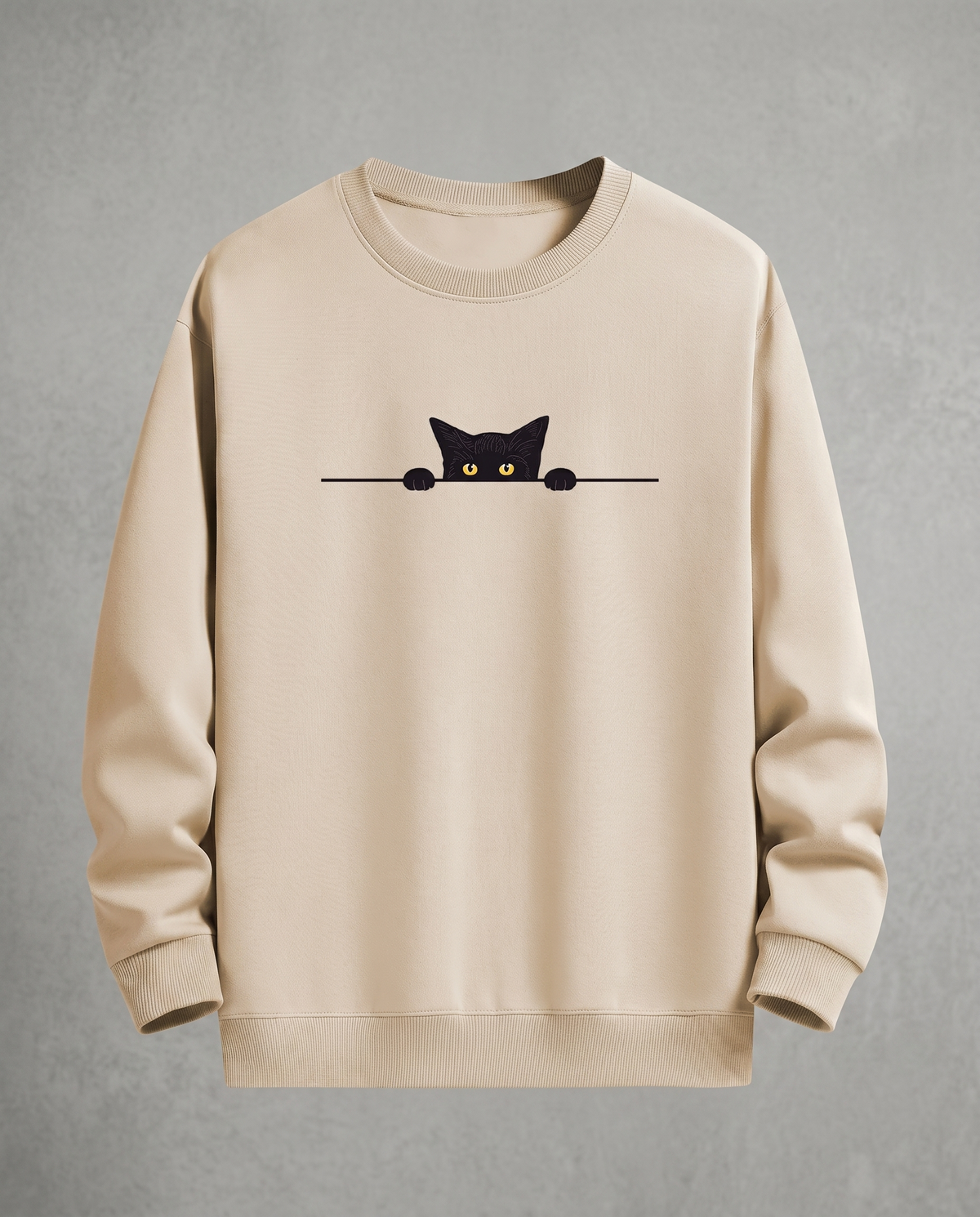 Sweat homme imprimé col rond