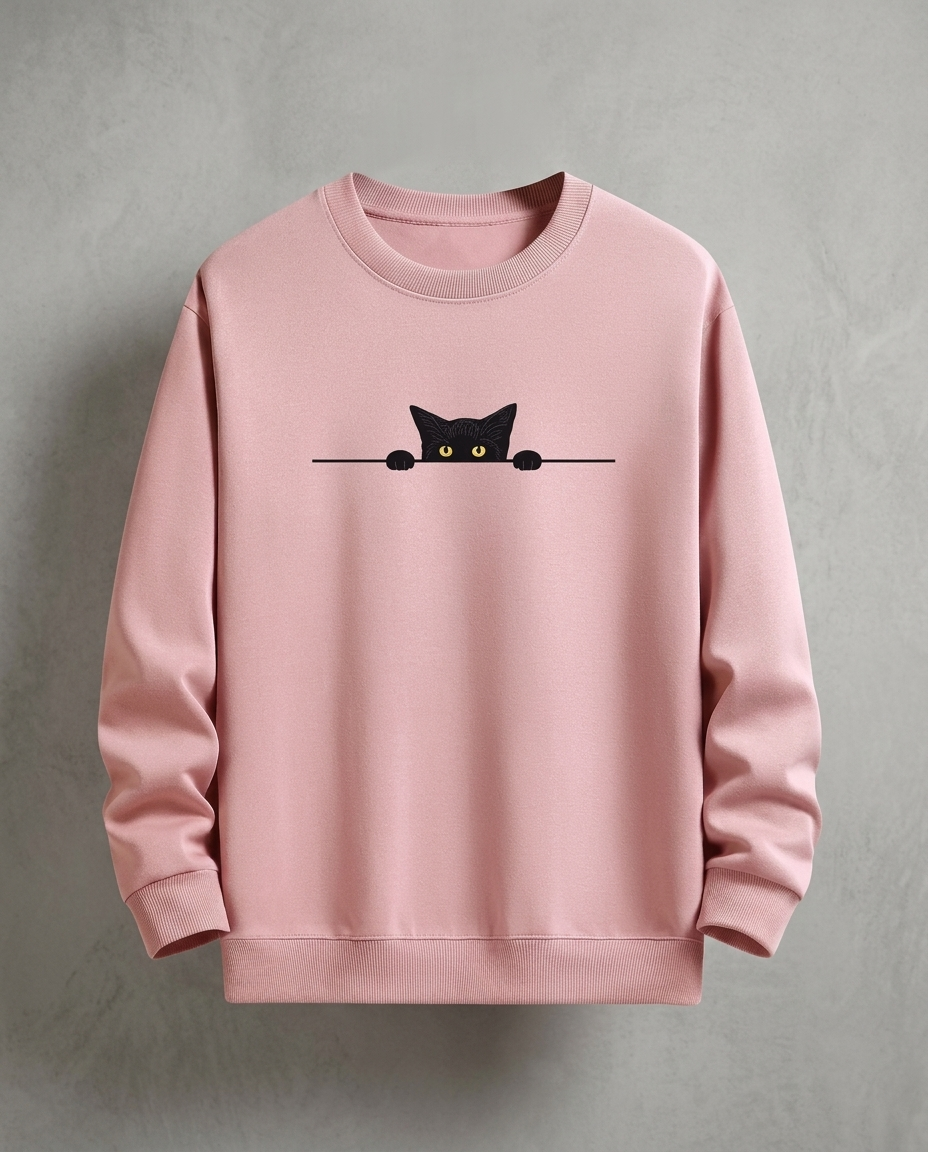 Sweat homme imprimé col rond