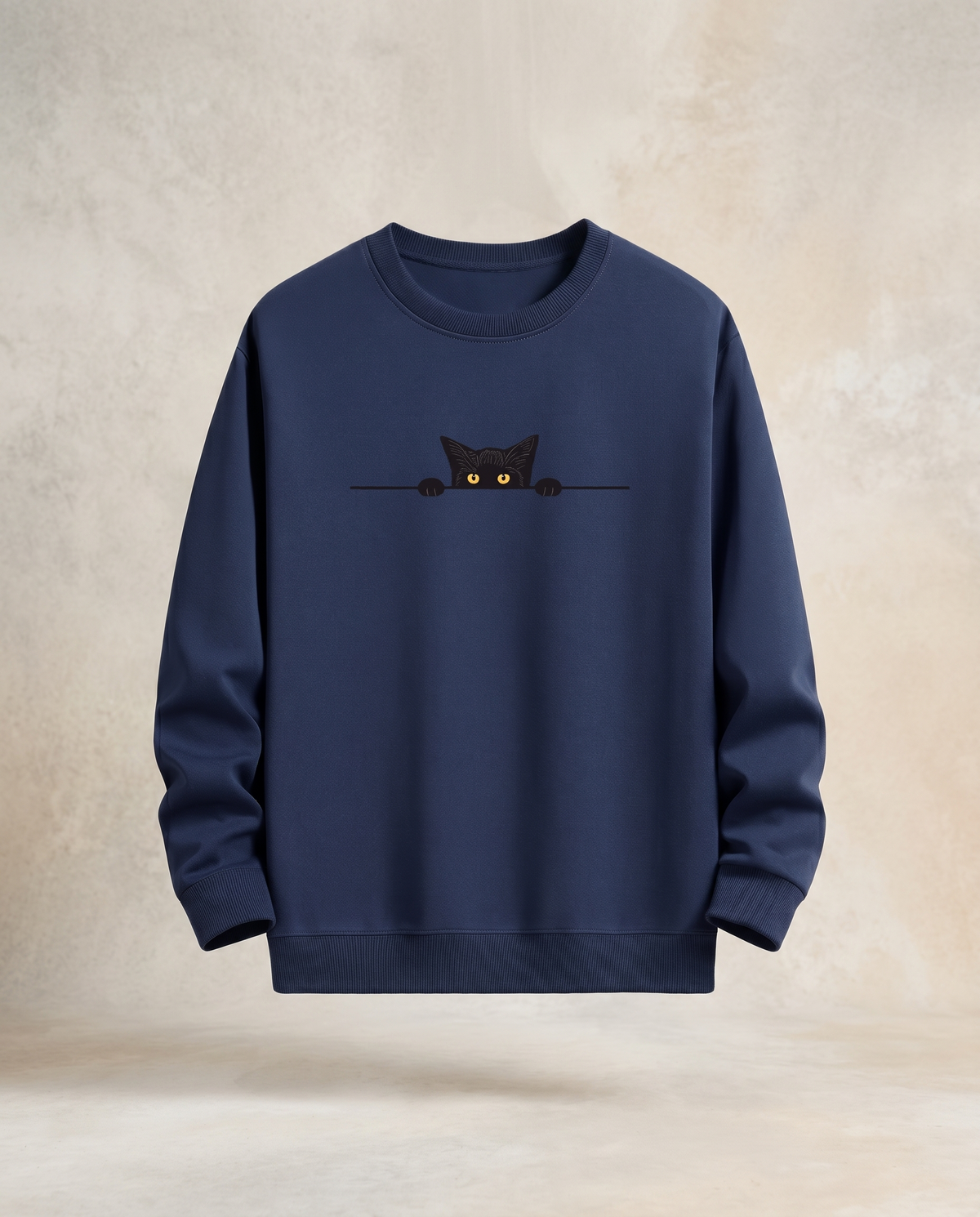 Sweat homme imprimé col rond