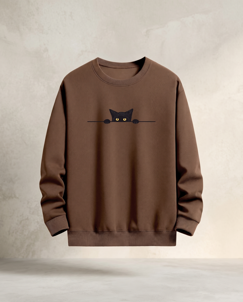 Sweat homme imprimé col rond