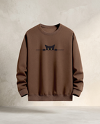 Sweat homme imprimé col rond