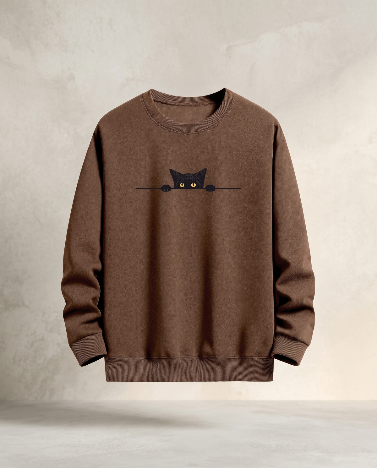 Sweat homme imprimé col rond