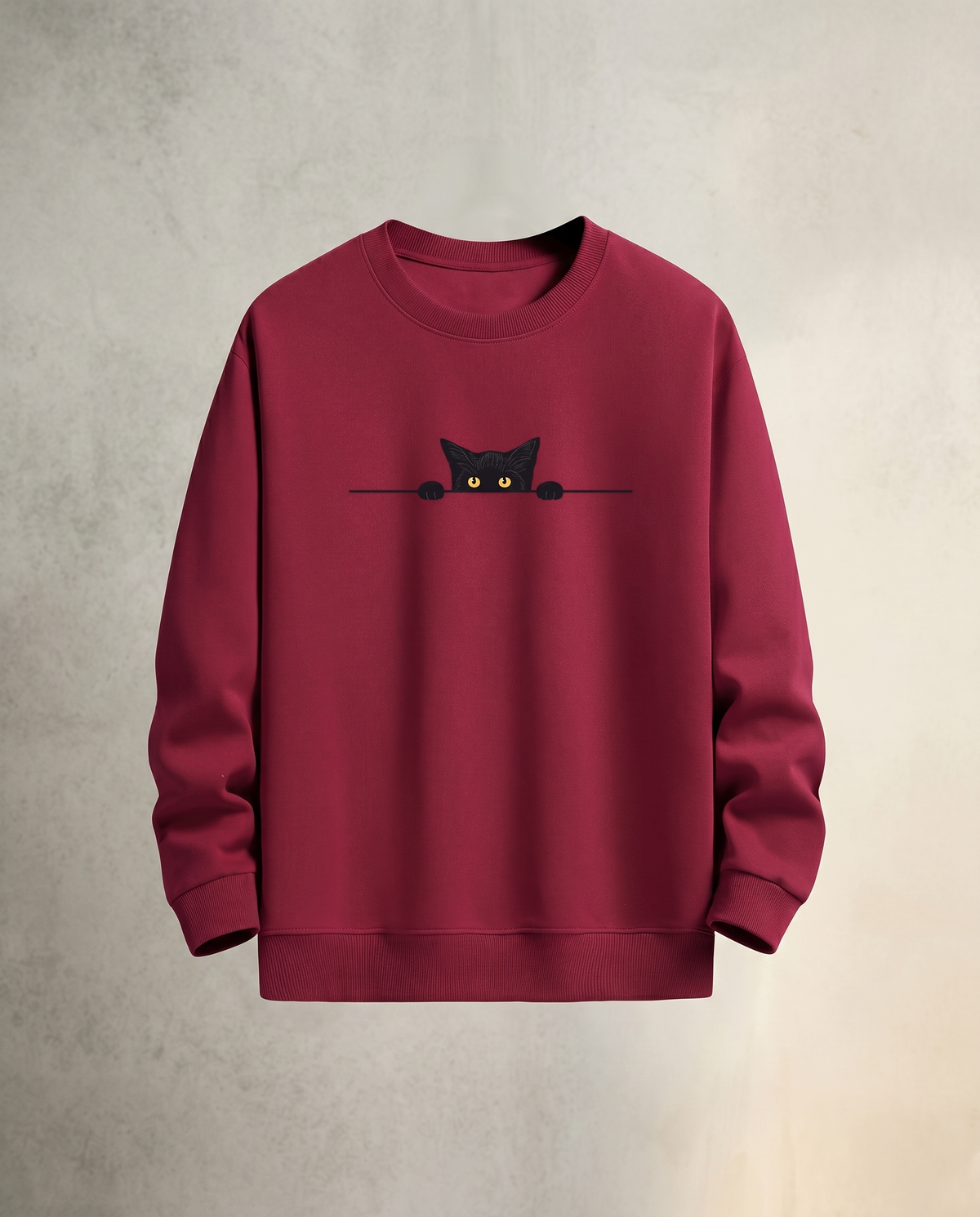 Sweat homme imprimé col rond