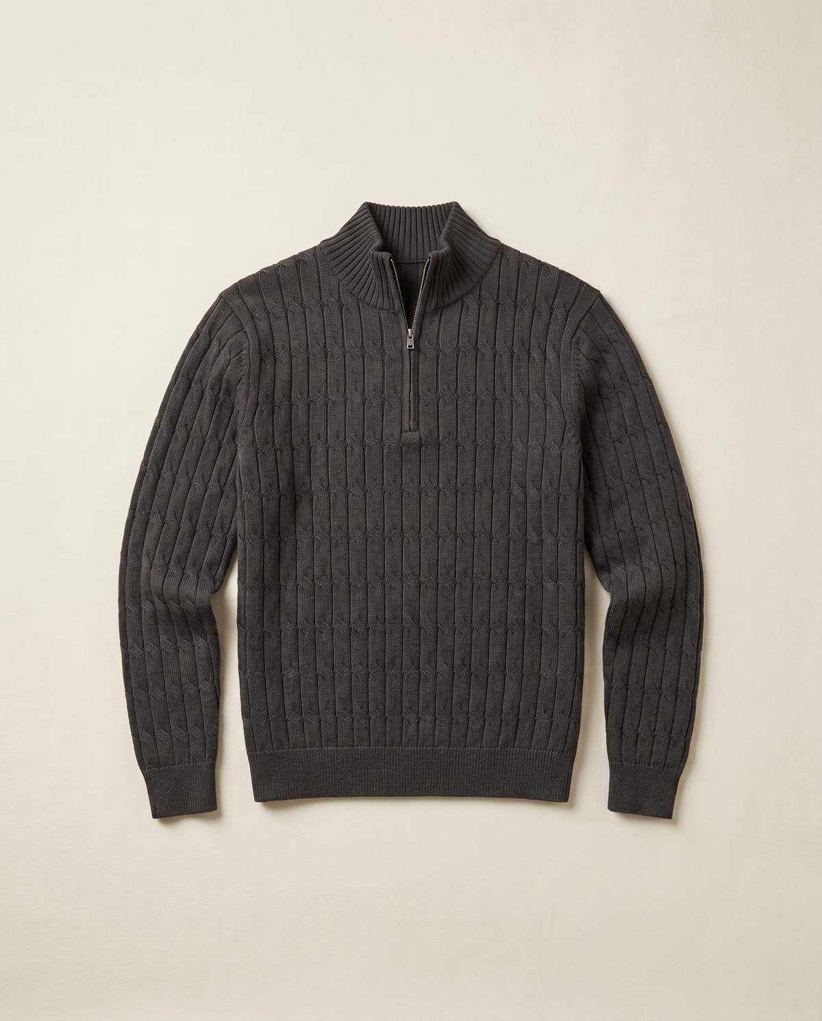 Pull homme demi-zip