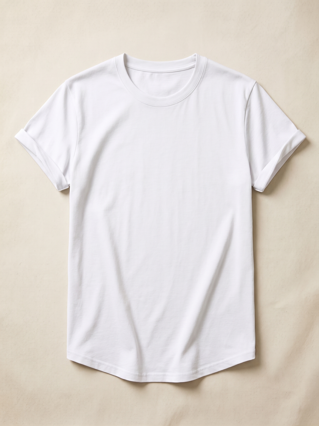 T-shirt homme bas arrondi