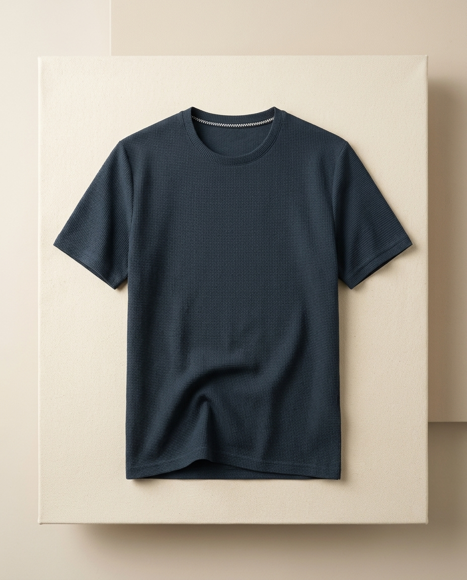 T-shirt homme texturé