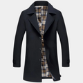 Trench homme boutonné