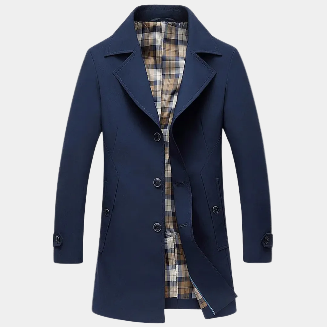 Trench homme boutonné