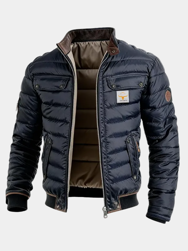 Veste homme matelassée zippée